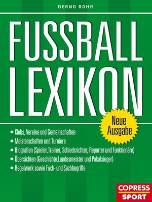 cover image of Fußball Lexikon